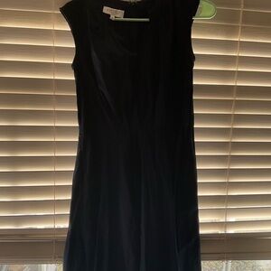 Kasper Classic Black Sleeveless Dress